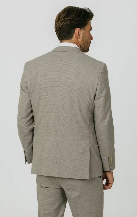 Natural Check 3 Piece Suit thumbnail 7