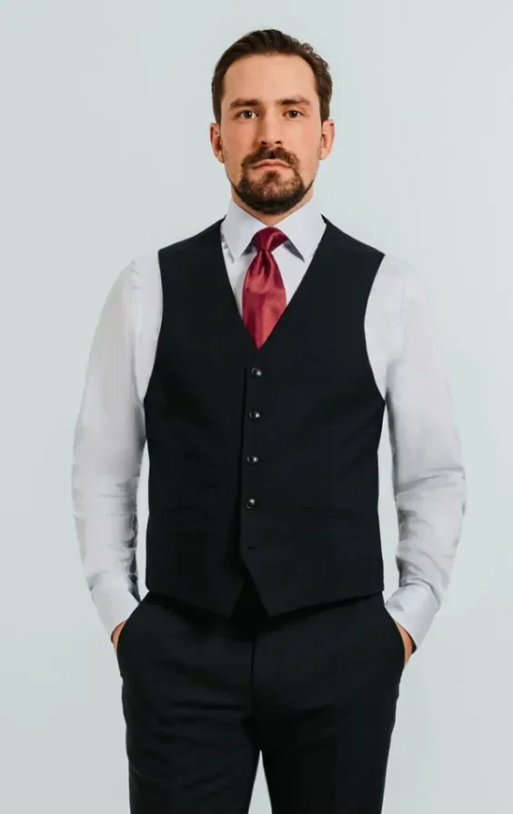 Navy 3 Piece Suit thumbnail 9