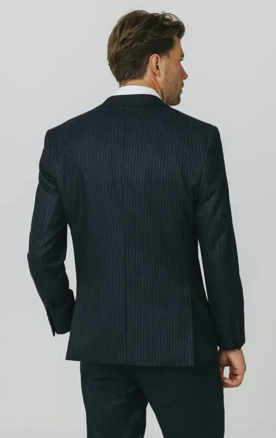 Navy Chalkstripe Suit thumbnail 7