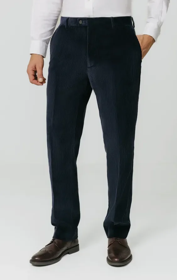 Navy Corduroy 3 Piece Suit thumbnail 8