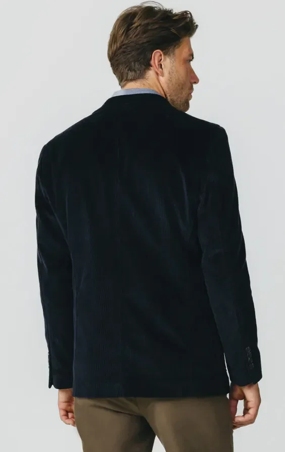 Navy Corduroy Jacket with Patch Pockets thumbnail 7