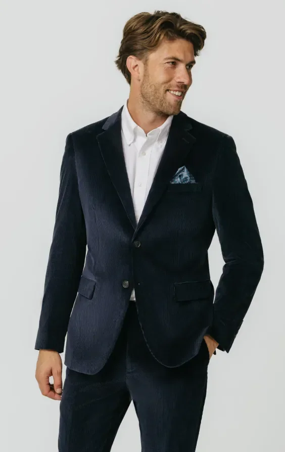 Navy Corduroy Suit primary image