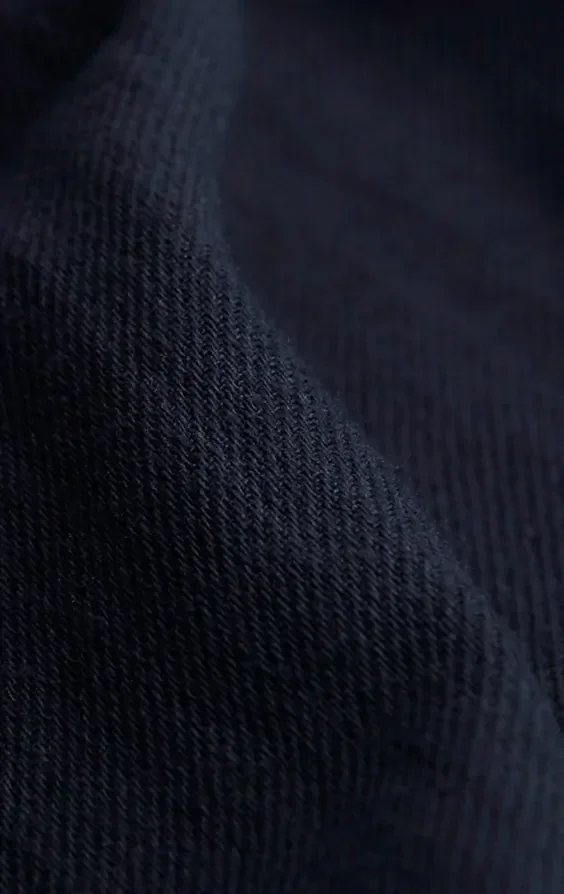 Navy Linen Twill Waistcoat thumbnail 6