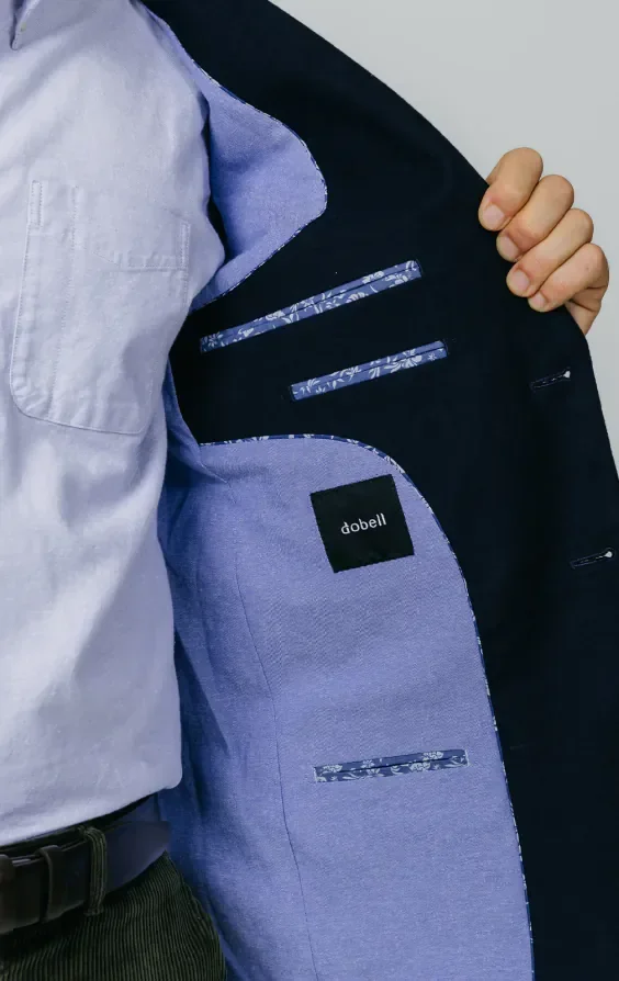 Navy Moleskin Jacket thumbnail 7