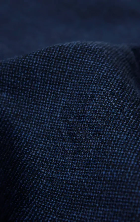 Navy Textured Waistcoat thumbnail 6