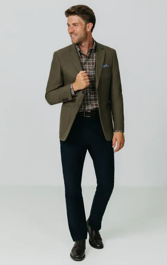 Olive Moleskin Jacket thumbnail 3