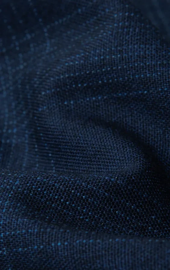 Royal Blue Shadow Check Waistcoat thumbnail 5