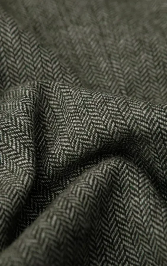 Sage Green Herringbone Tweed Suit thumbnail 11