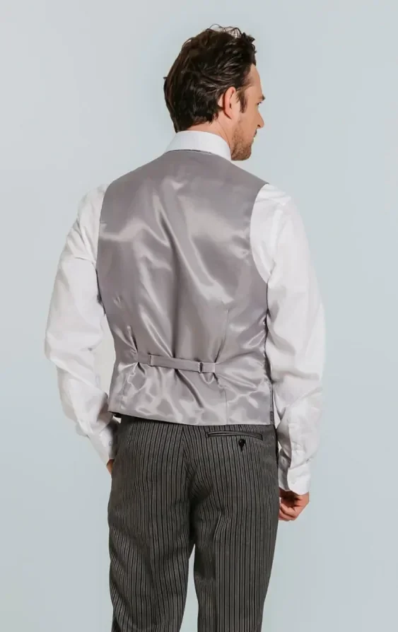Silver Paisley Waistcoat thumbnail 5
