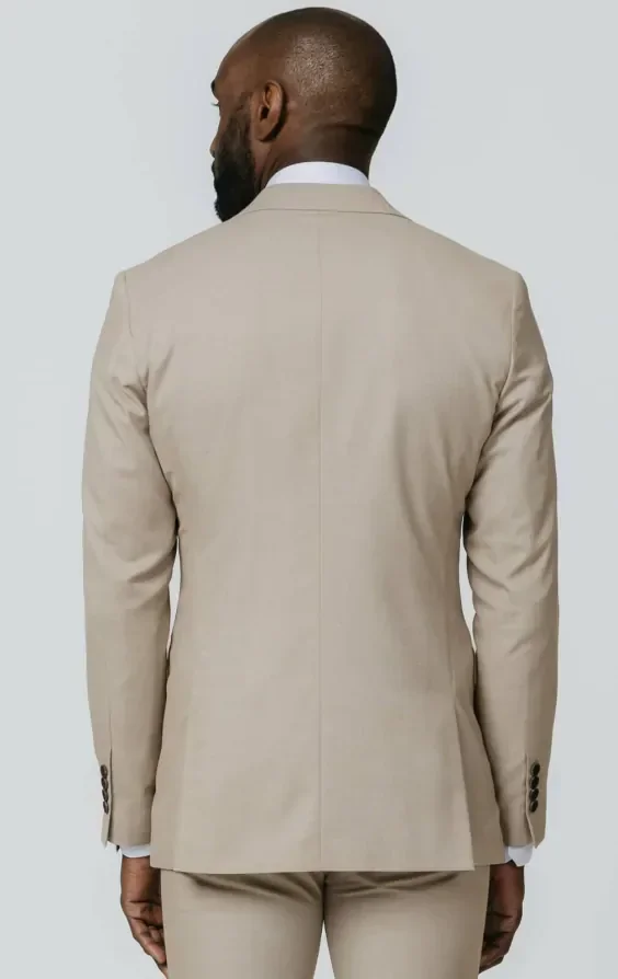 Stone Sharkskin Slim Fit Suit thumbnail 7