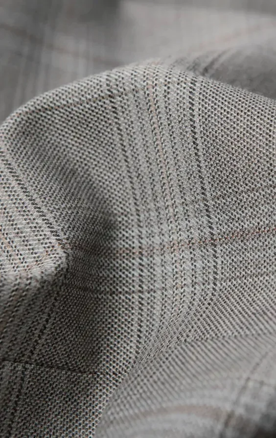 Taupe Check Waistcoat thumbnail 5