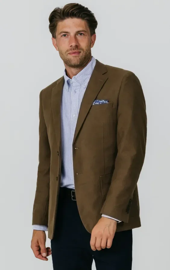 Taupe Moleskin Jacket thumbnail 2