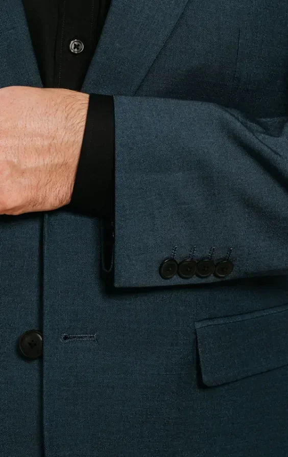 Teal Suit Jacket thumbnail 4
