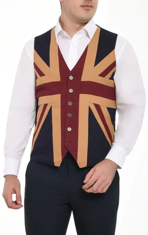 Vintage Union Jack Waistcoat primary image