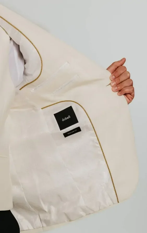 White Notch Lapel 3 Piece Tuxedo thumbnail 8