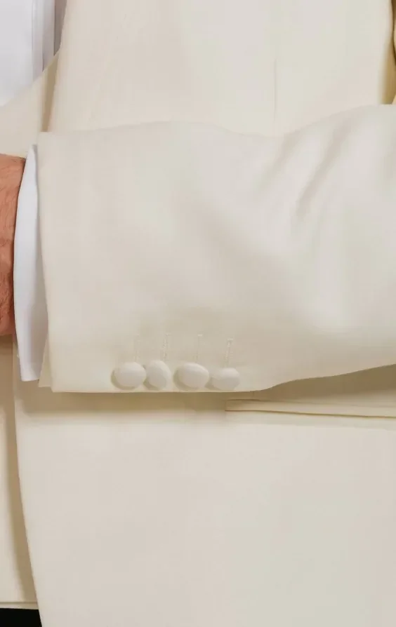 White Shawl Lapel Tuxedo thumbnail 5