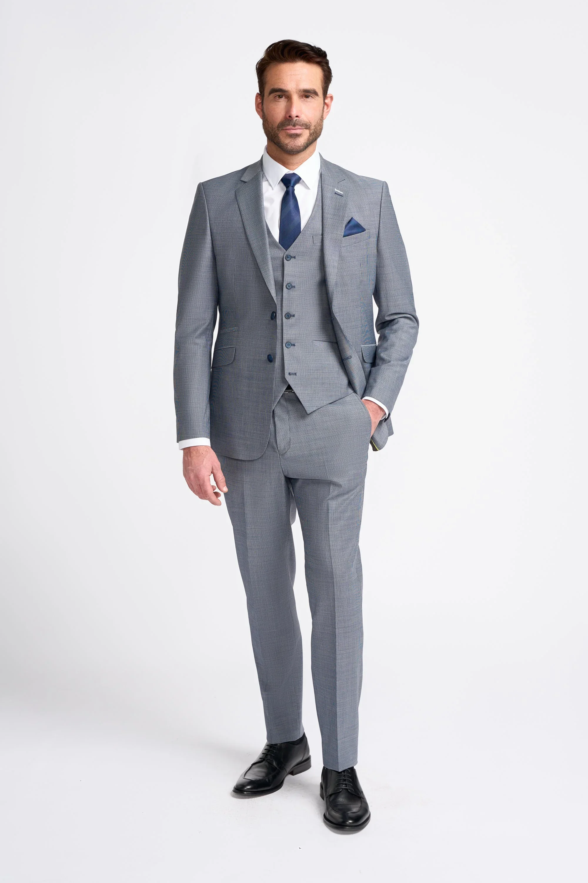 Bond Puppy Tooth Three Piece Suit thumbnail 2