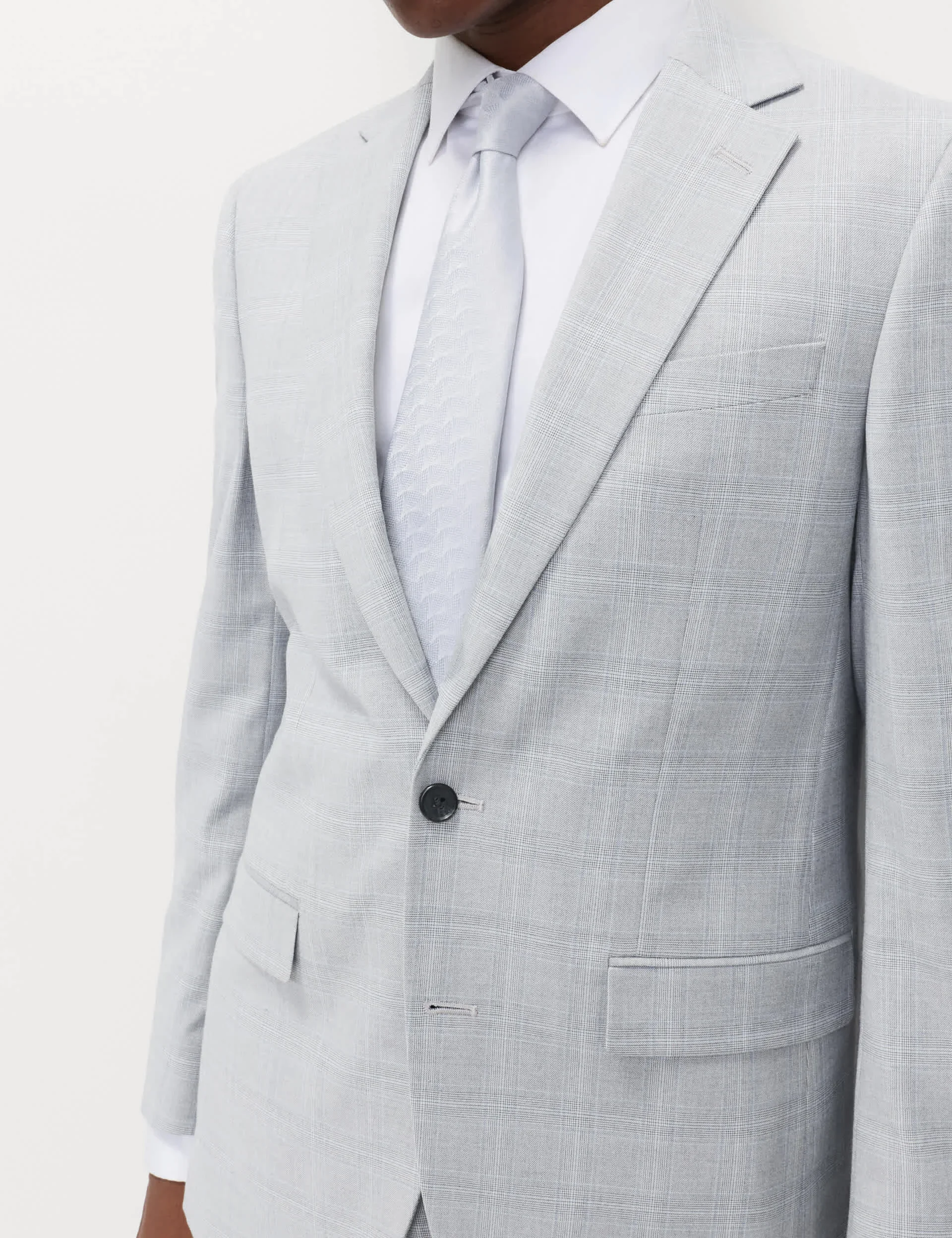Regular Fit Check Stretch Suit Jacket thumbnail 5