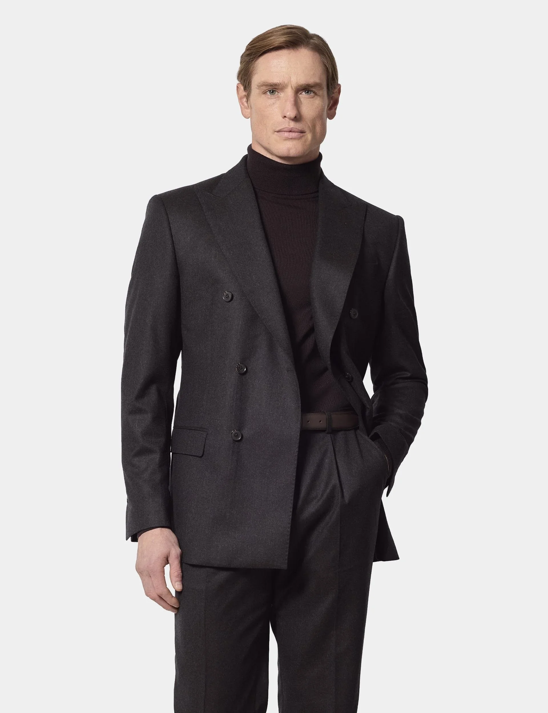 Regular Fit Pure Wool Double Breasted Jacket thumbnail 2