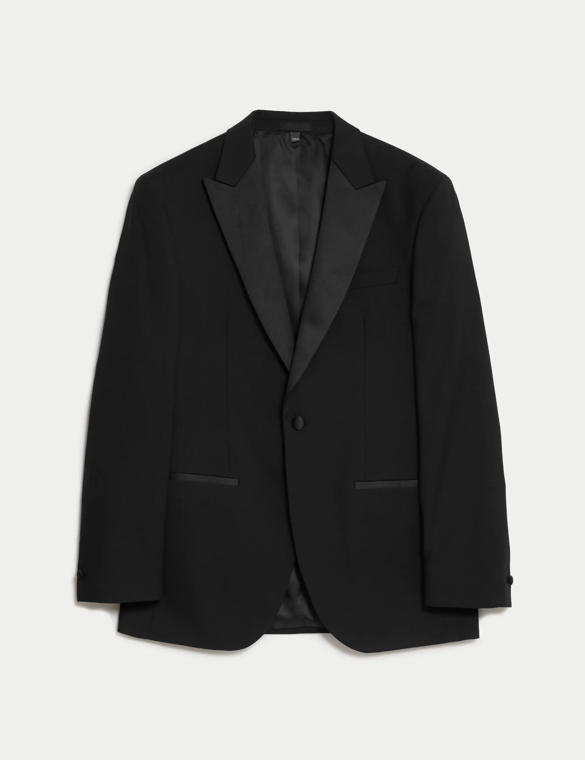 Regular Fit Stretch Tuxedo Jacket thumbnail 5