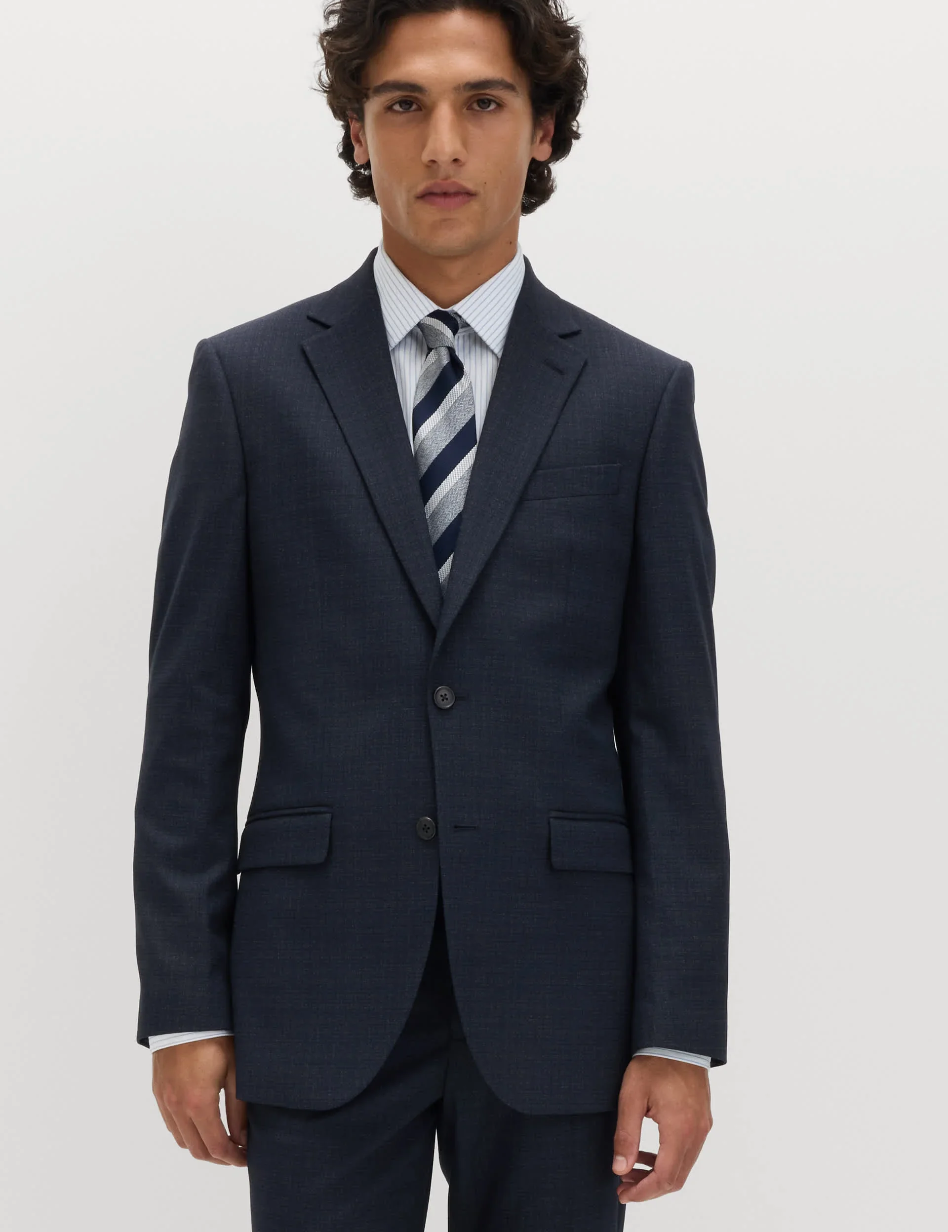 Regular Fit Textured Stretch Jacket thumbnail 9