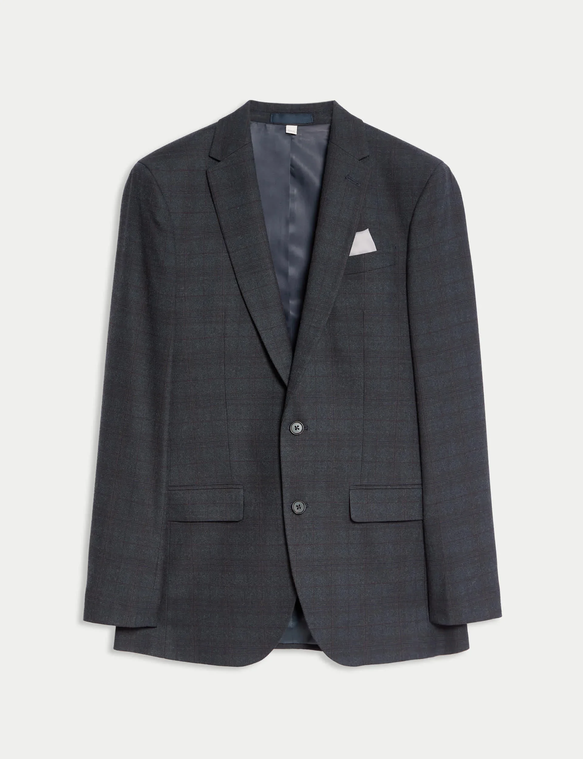 Skinny Fit Check Suit Jacket thumbnail 2