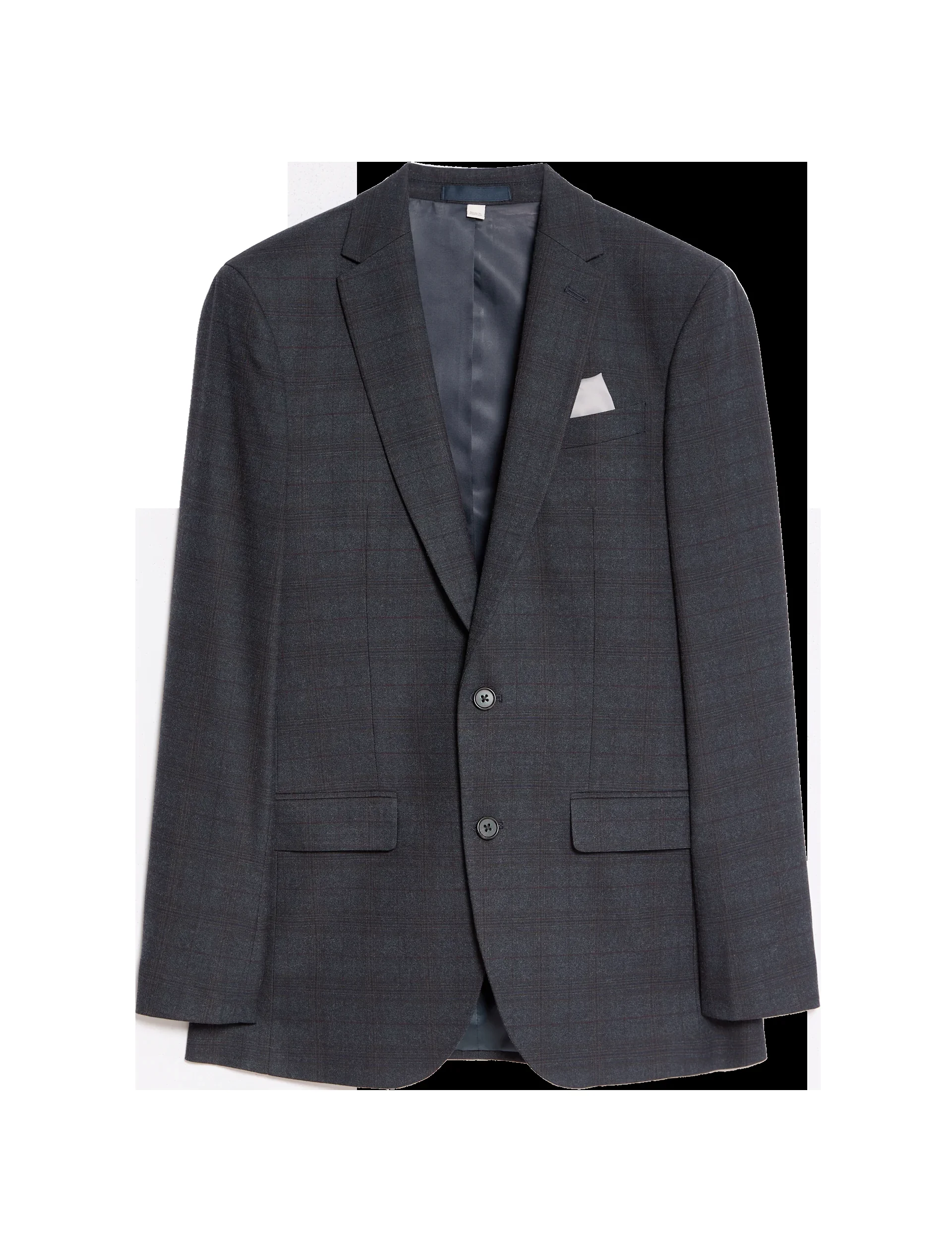 Skinny Fit Check Suit Jacket thumbnail 5