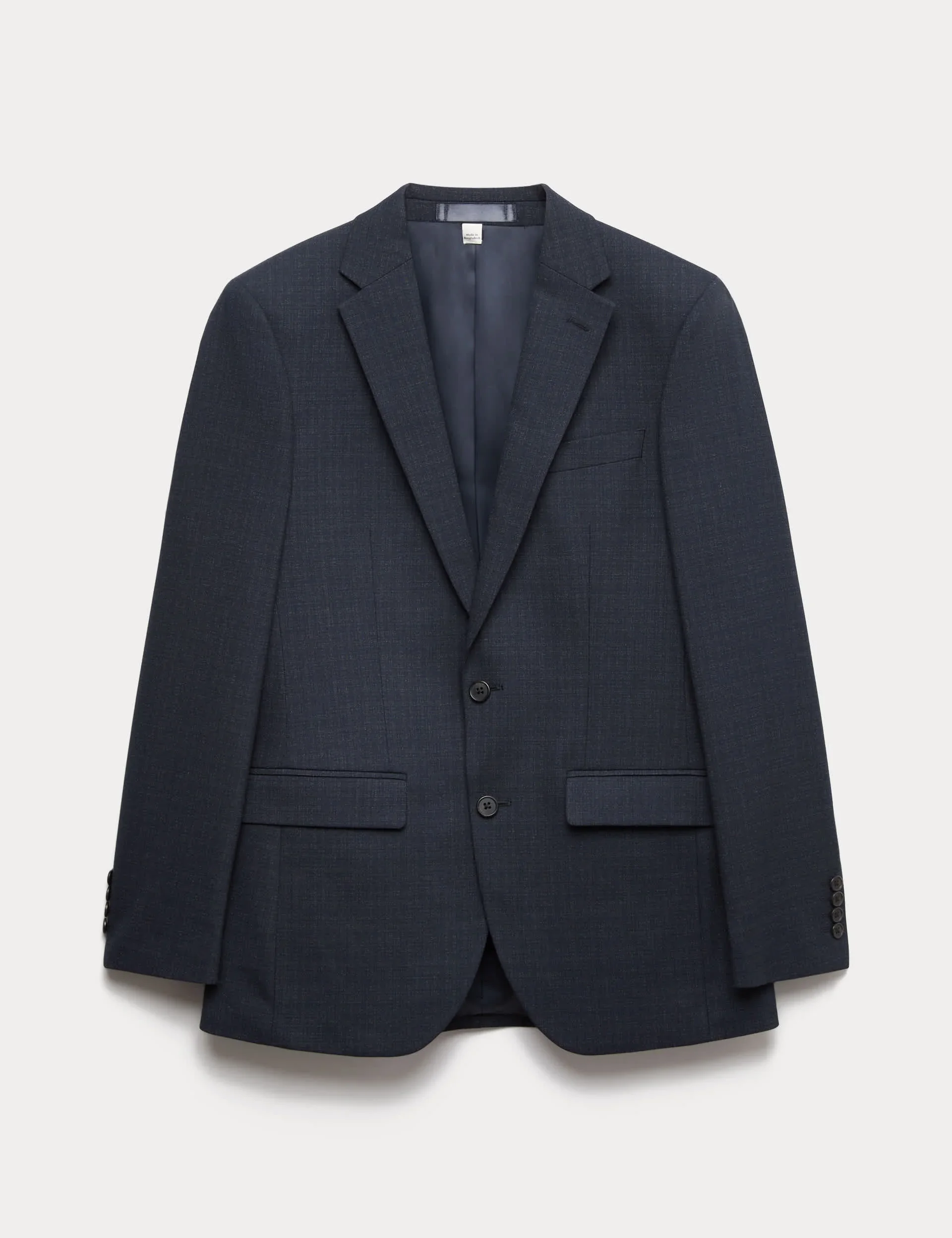 Skinny Fit Textured Stretch Suit Jacket thumbnail 2