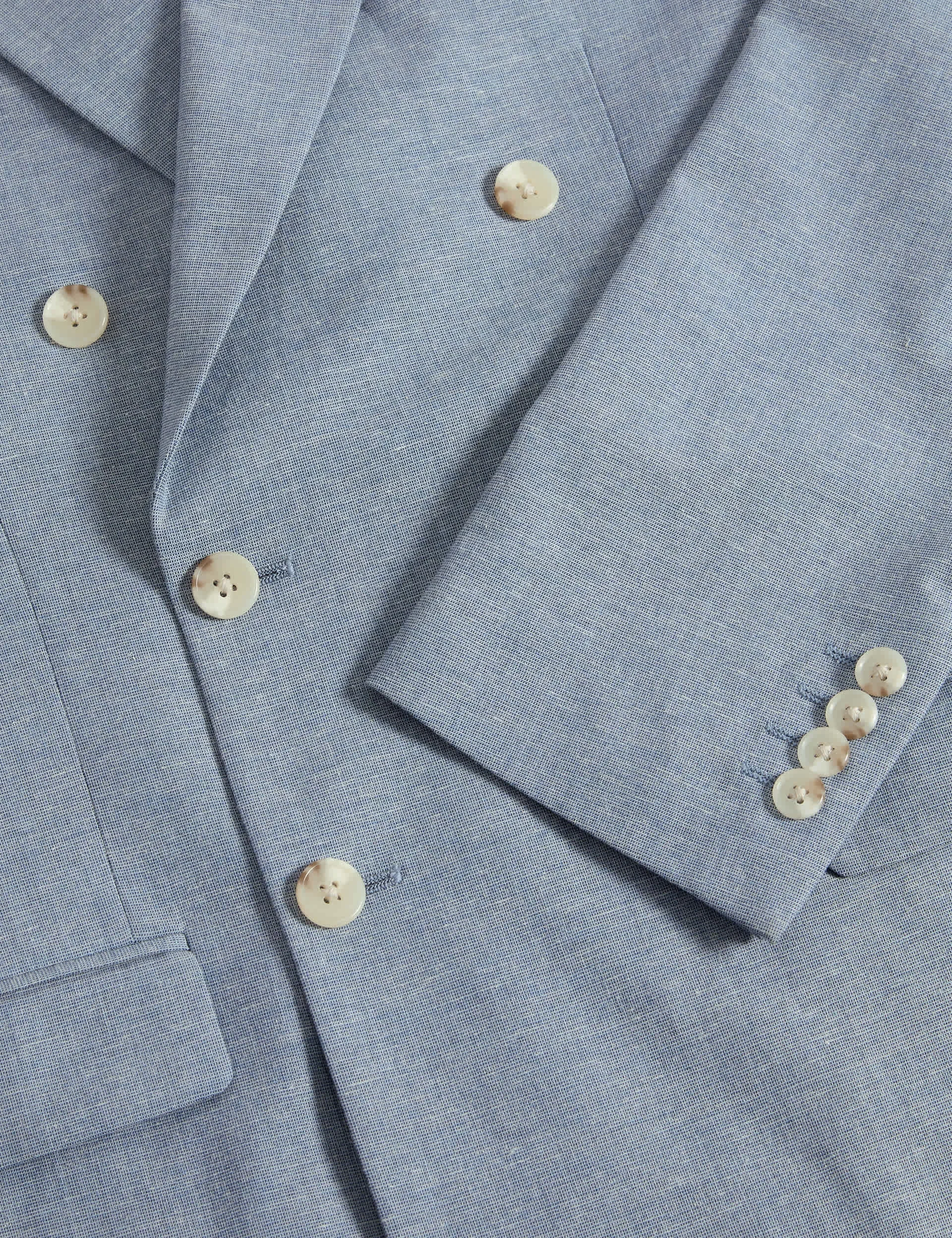 Slim Fit Double Breasted Suit Jacket thumbnail 6
