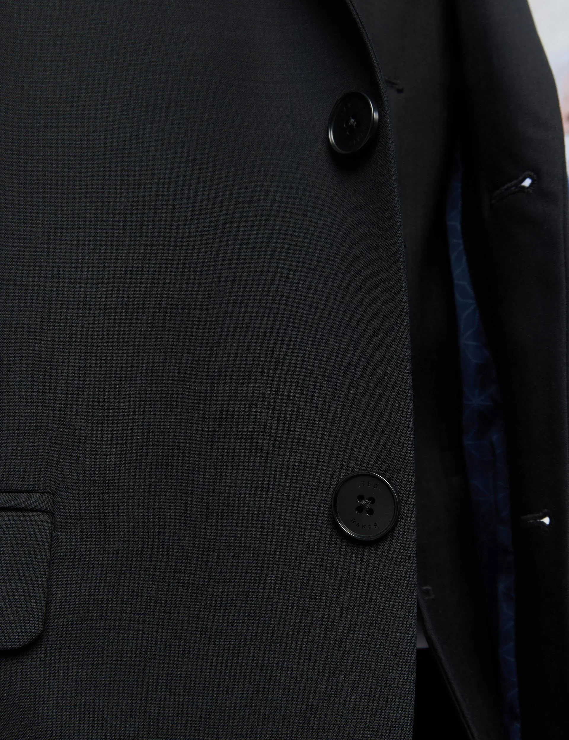 Slim Fit Performance Wool Rich Suit Jacket thumbnail 3