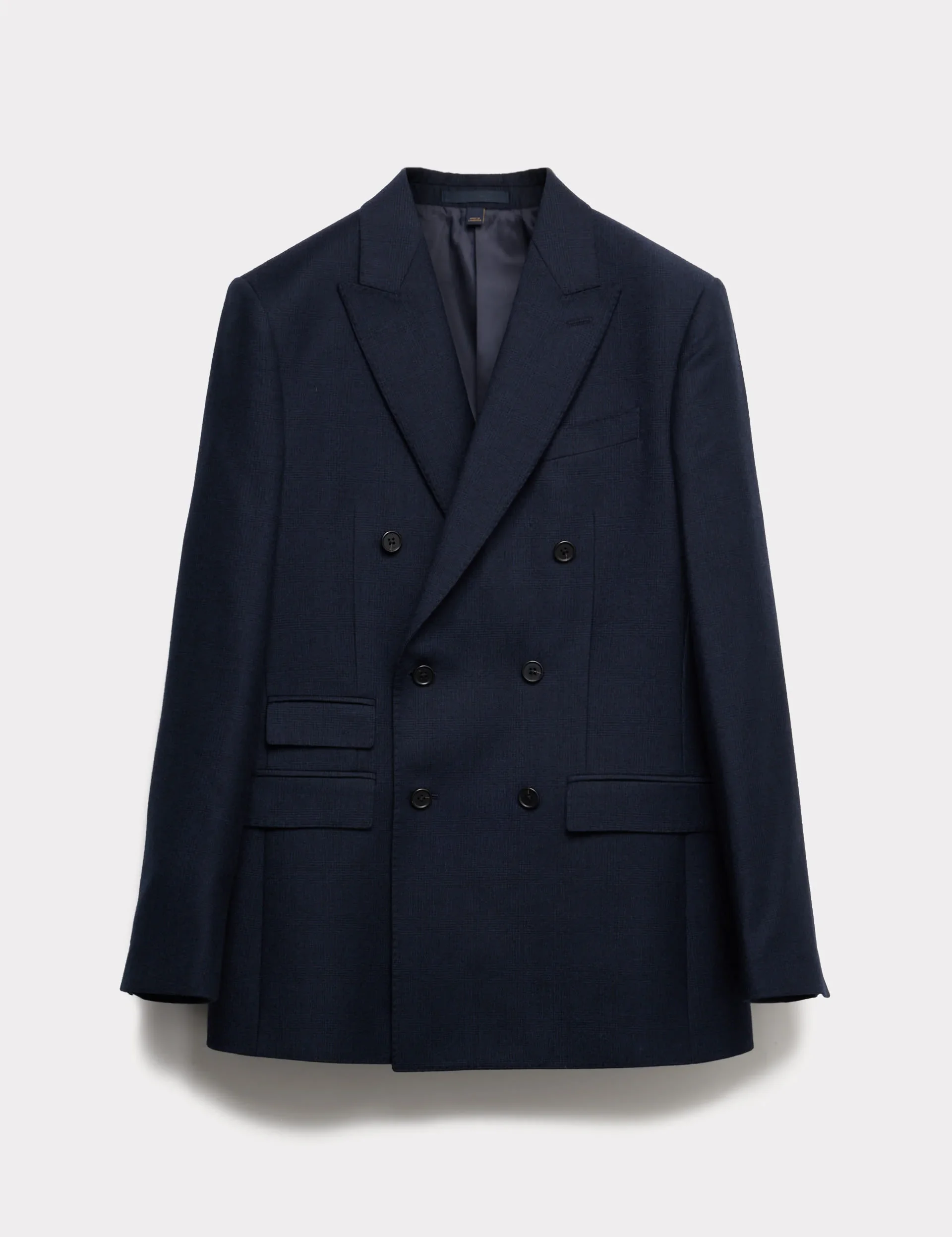 Slim Fit Pure Wool Checked Suit Jacket thumbnail 2