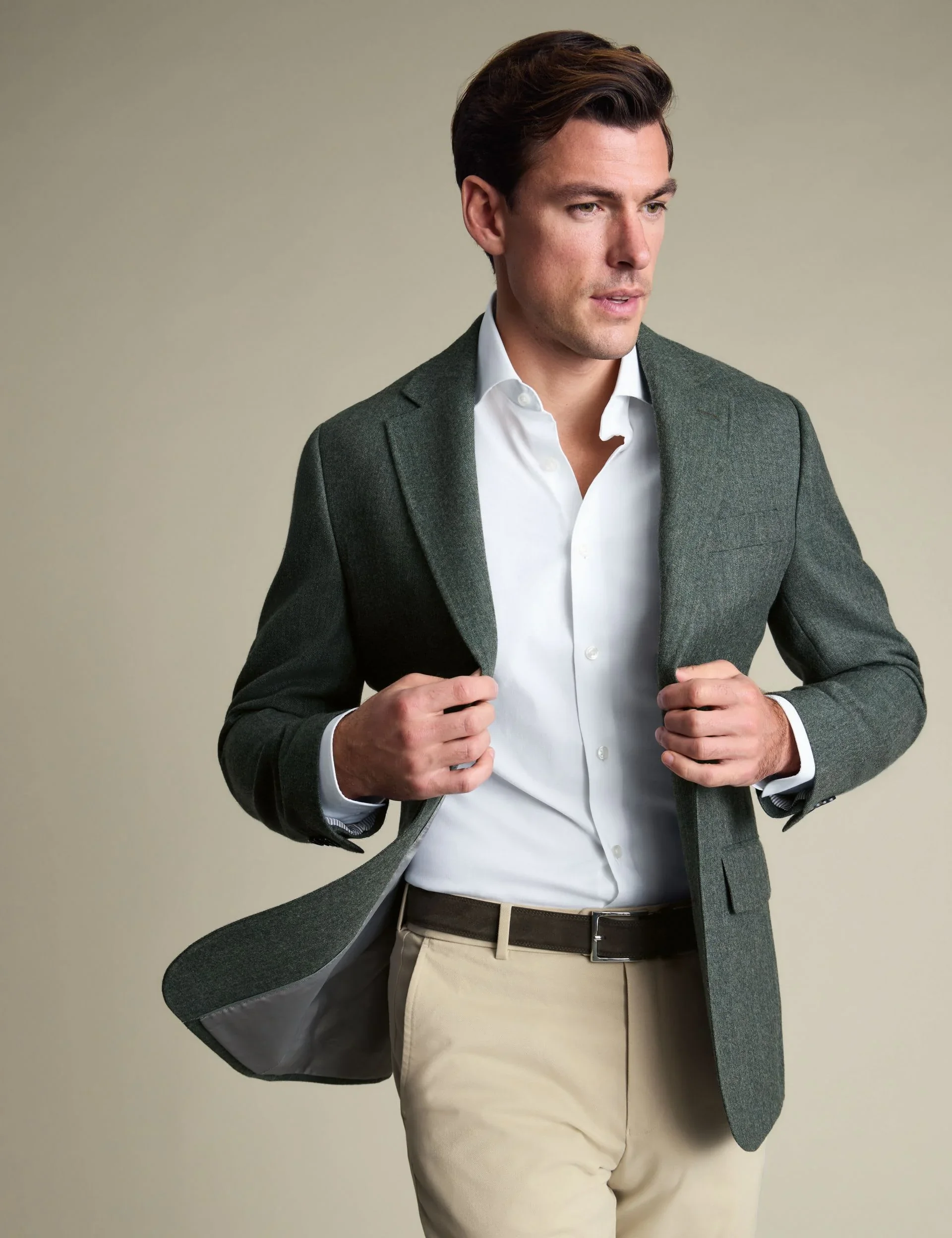 Slim Fit Pure Wool Tweed Suit Jacket thumbnail 5