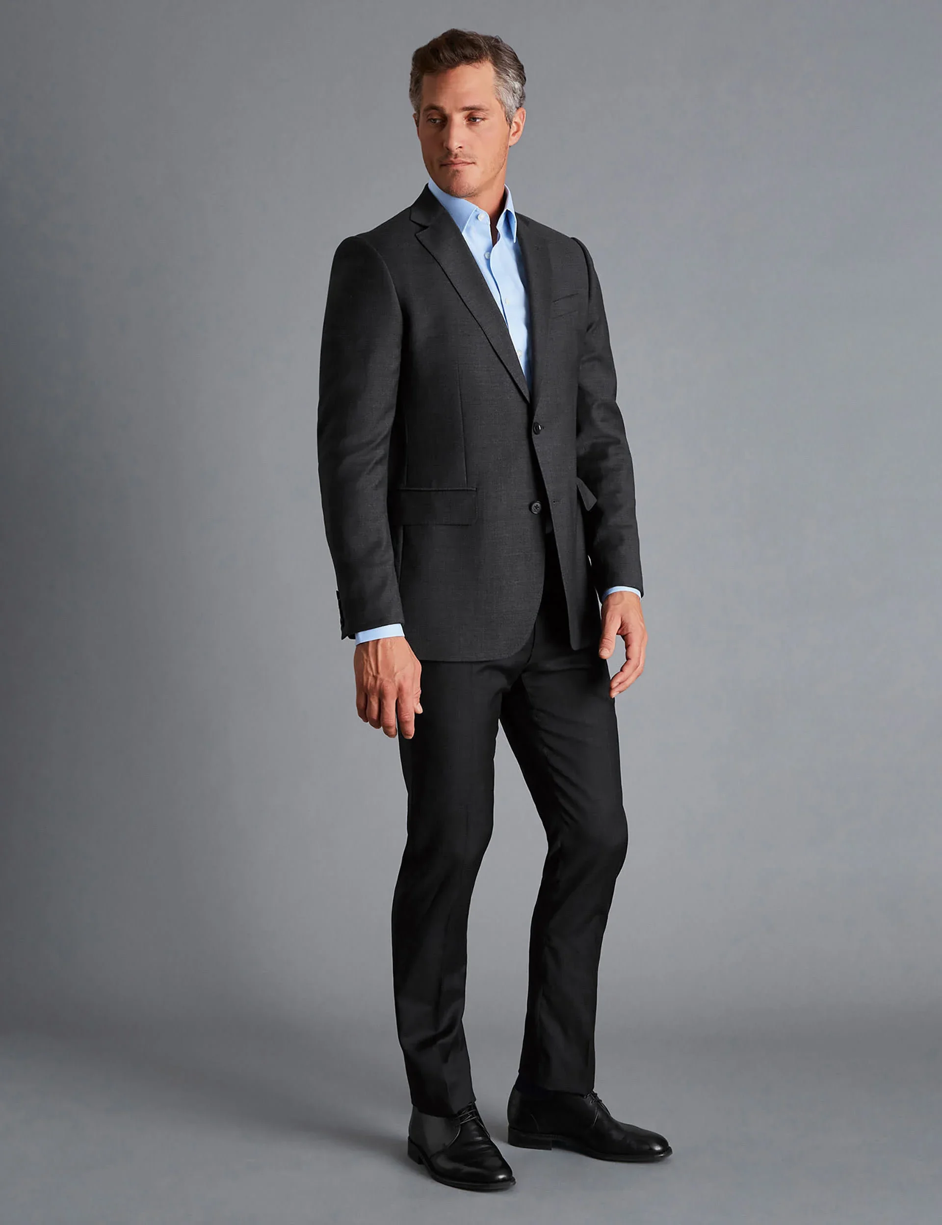 Slim Fit Pure Wool Twill Suit Jacket thumbnail 2