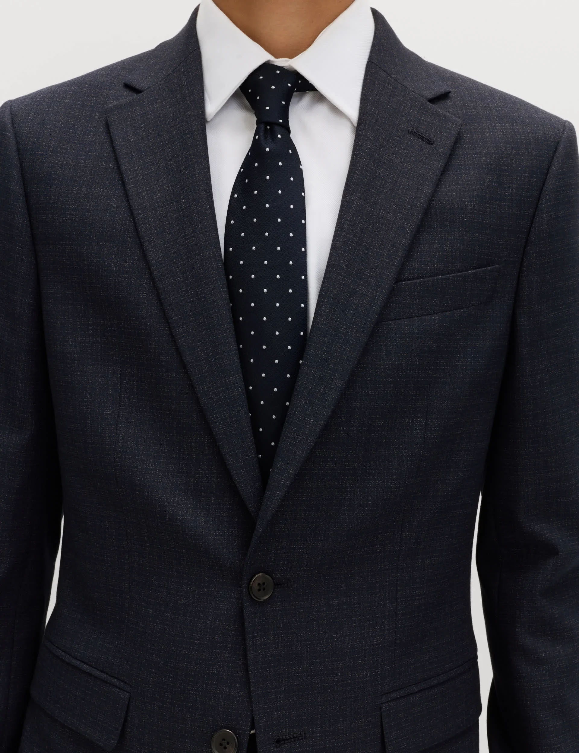 Slim Fit Textured Stretch Jacket thumbnail 6