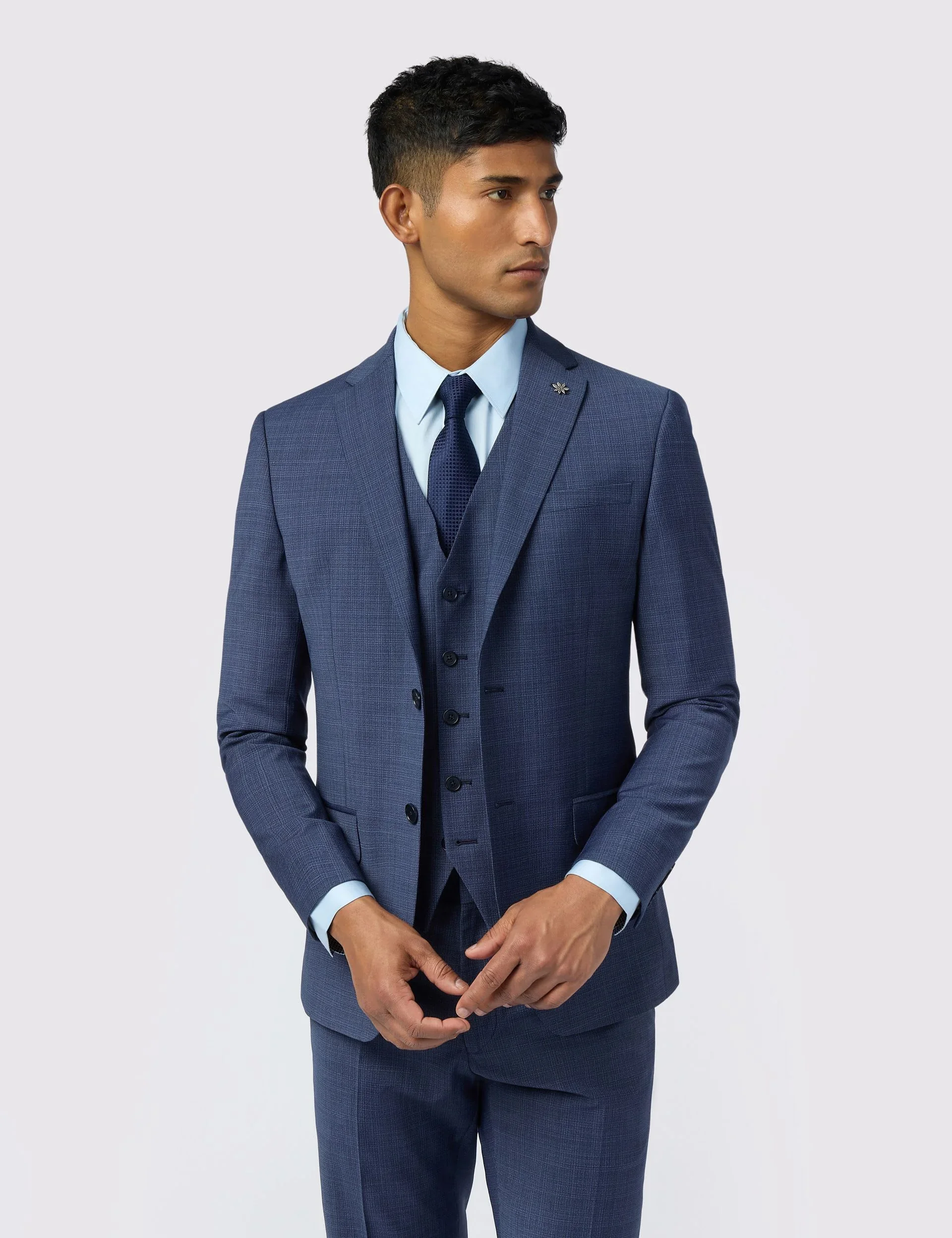 Slim Fit Wool Blend Performance Suit Jacket thumbnail 7