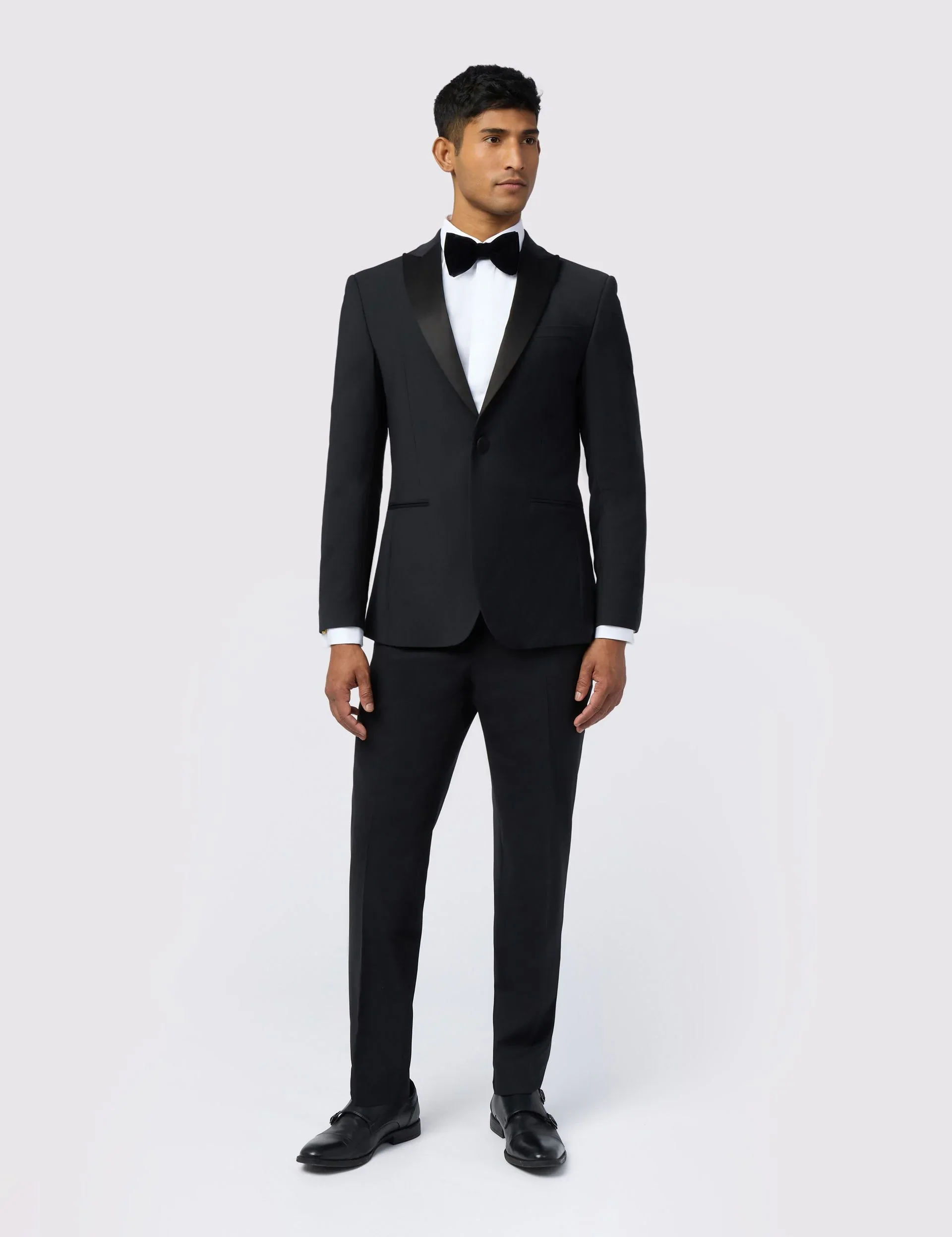 Slim Fit Wool Rich Performance Tuxedo Jacket thumbnail 4