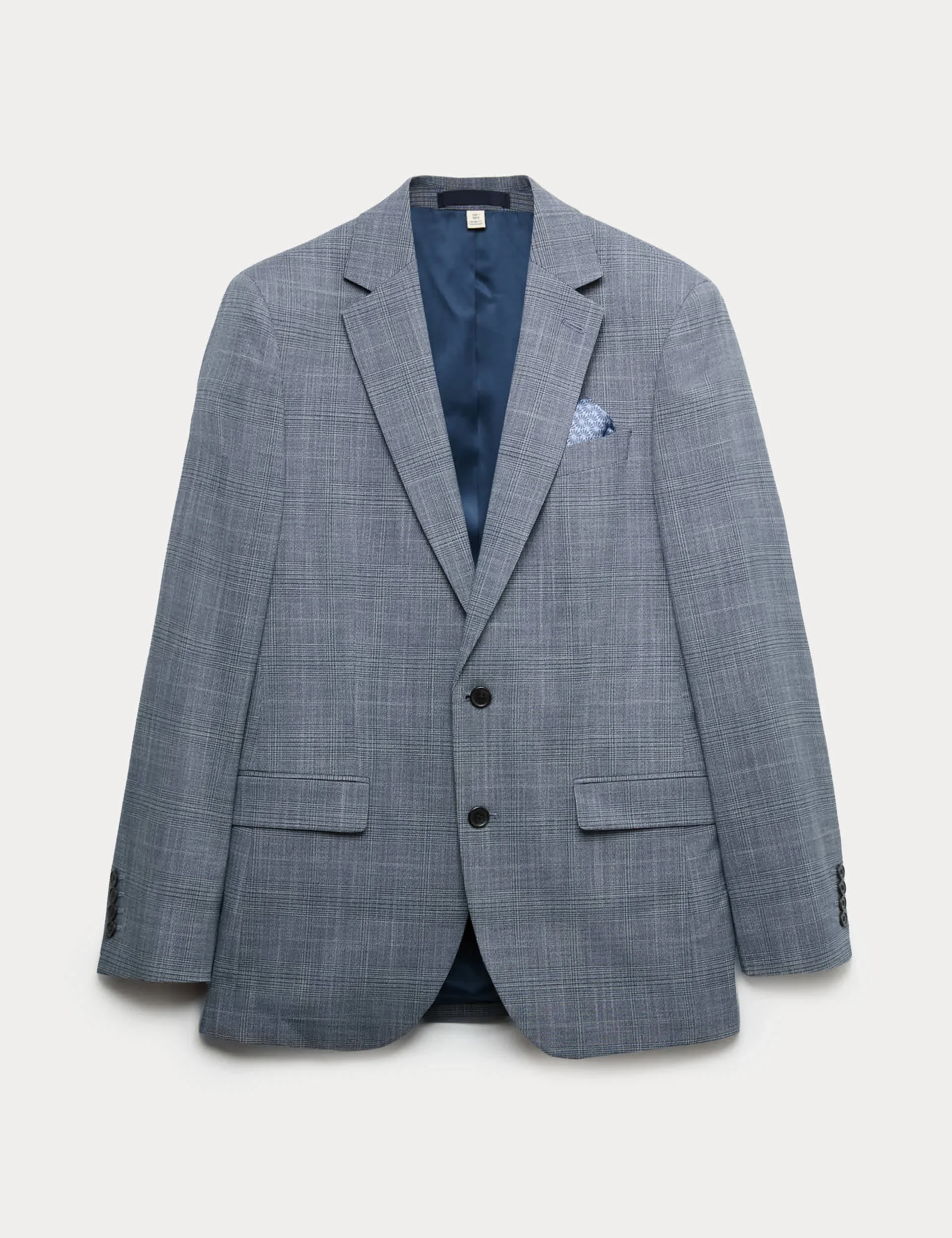 Tailored Fit Check Stretch Jacket thumbnail 7