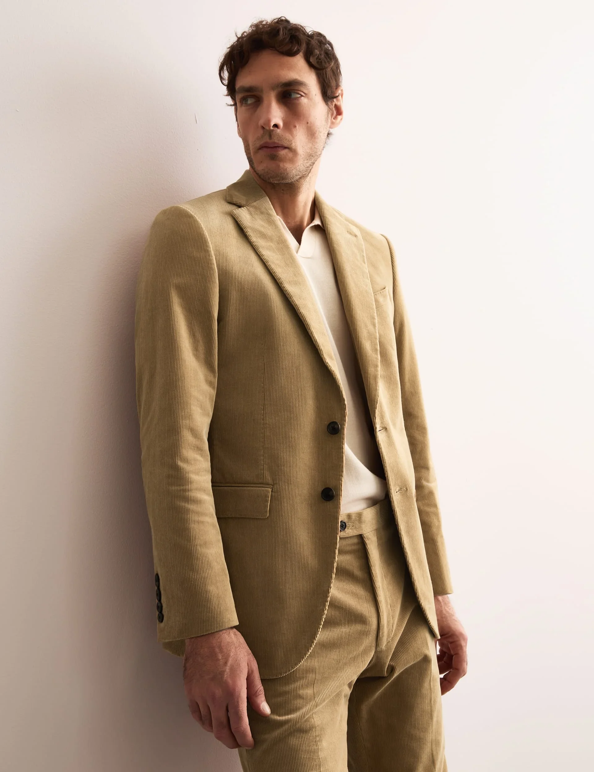 Tailored Fit Cotton Rich Corduroy Jacket primary image