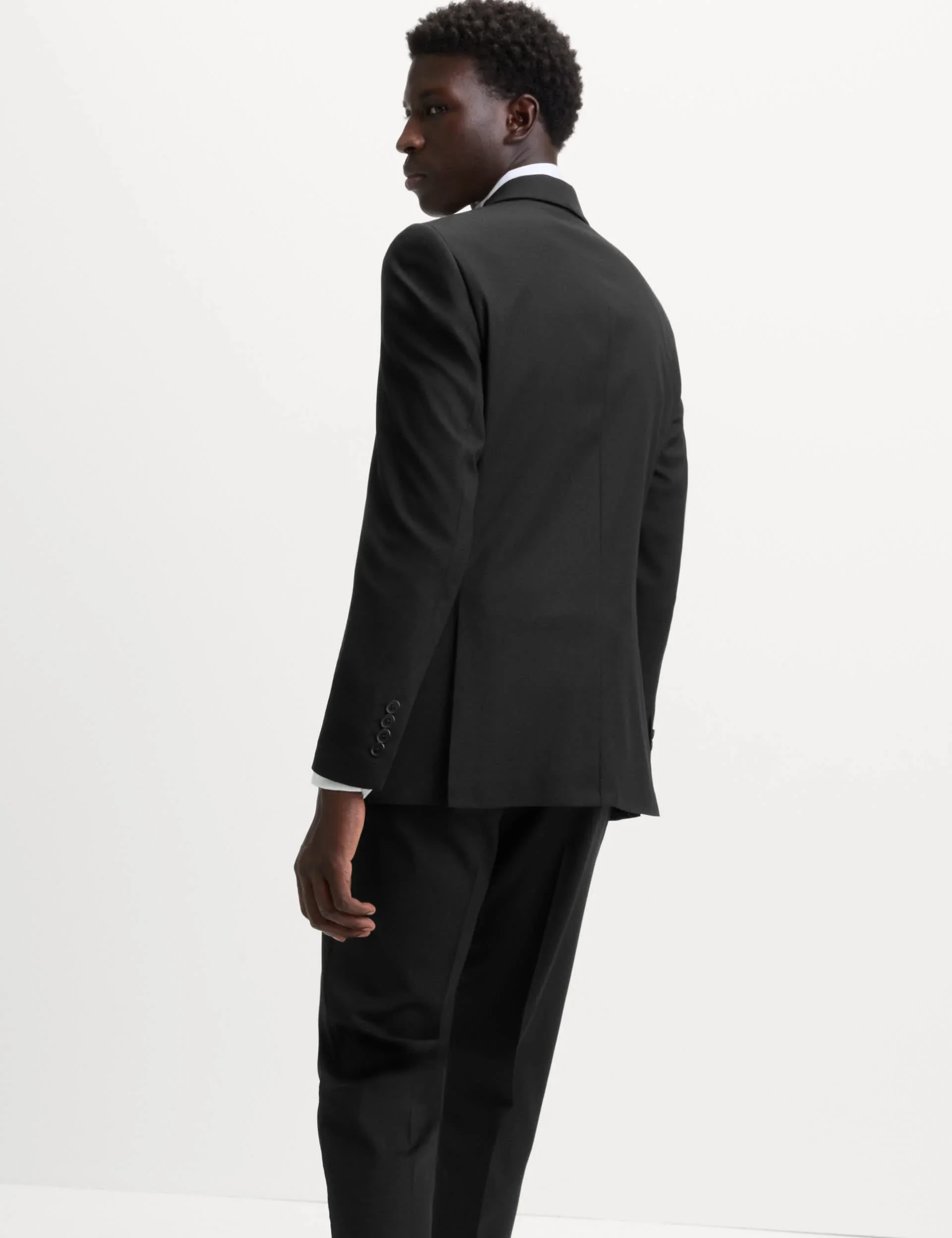 Tailored Fit Double Breasted Tuxedo Jacket thumbnail 3
