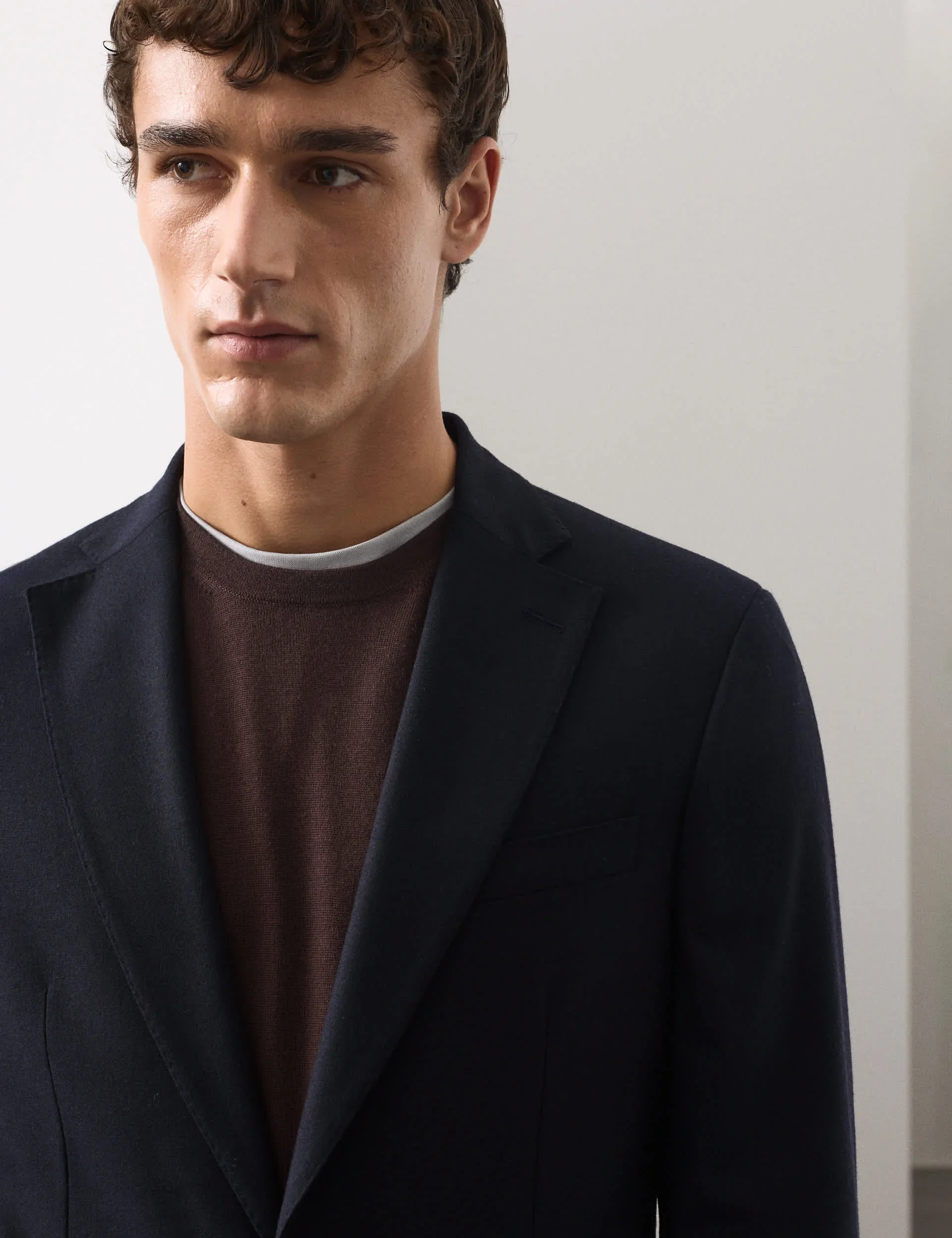 Tailored Fit Italian Wool Blend Performance Jacket thumbnail 6