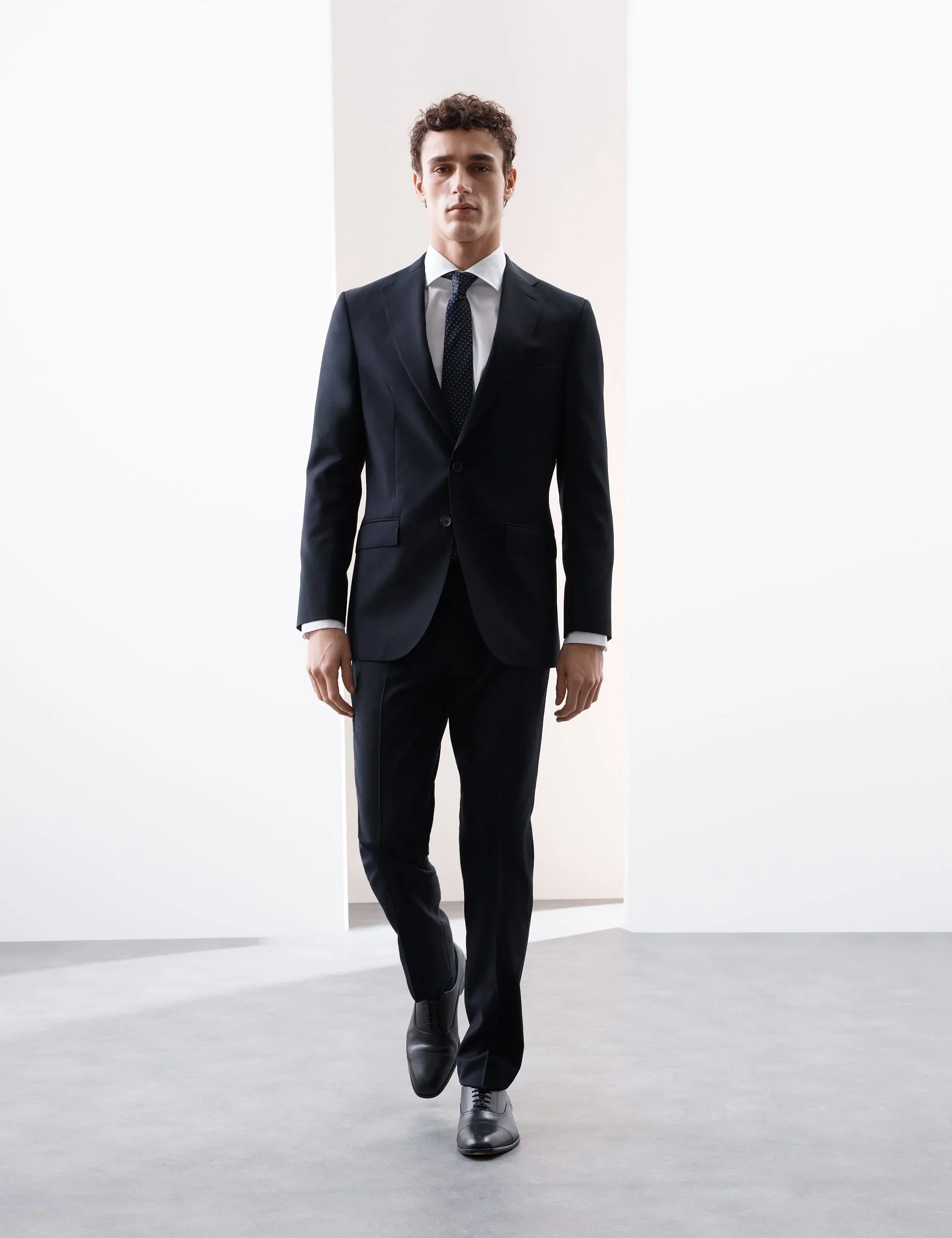 Tailored Fit Pure Wool Check Suit Jacket thumbnail 7