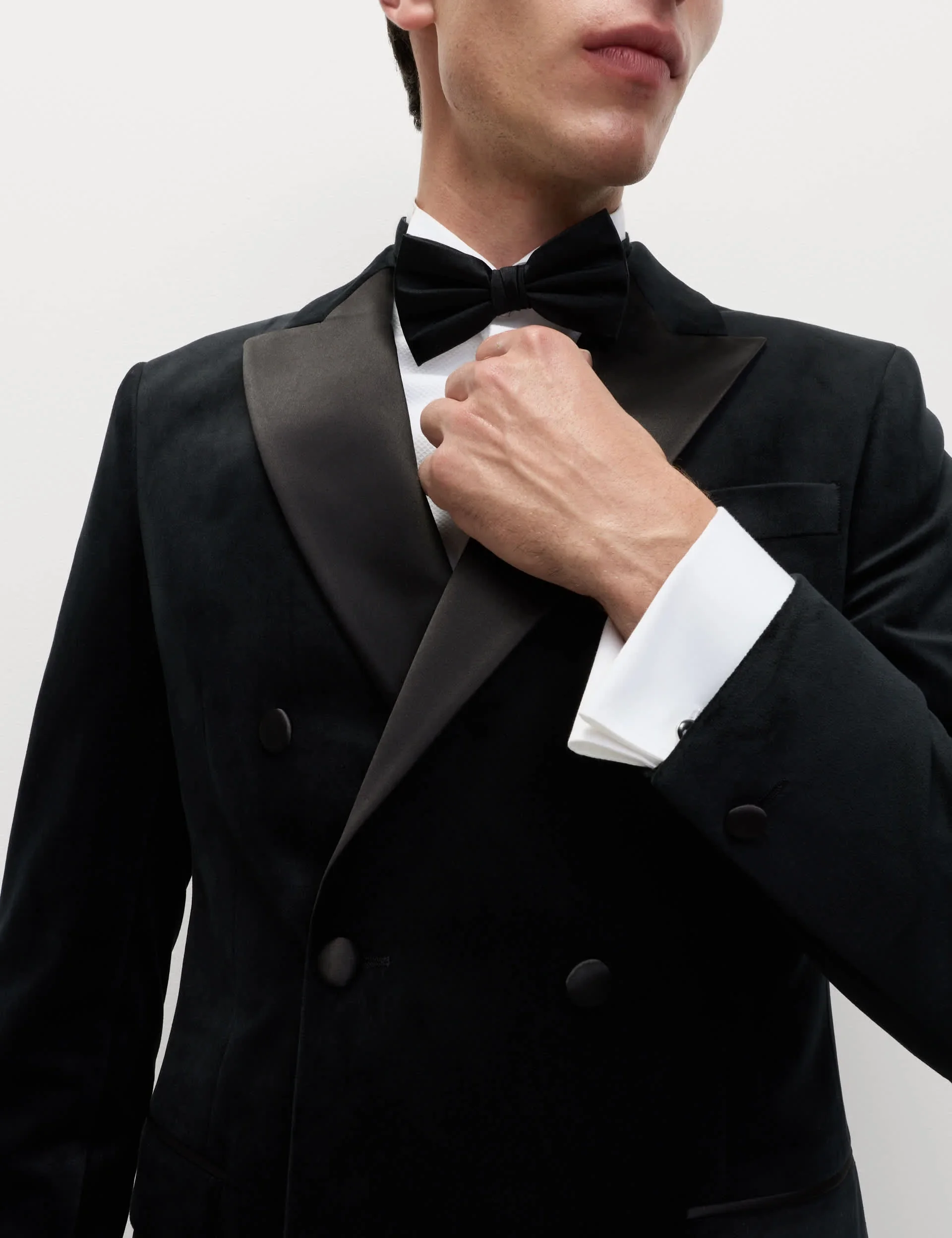Tailored Fit Velvet Suit Jacket thumbnail 8