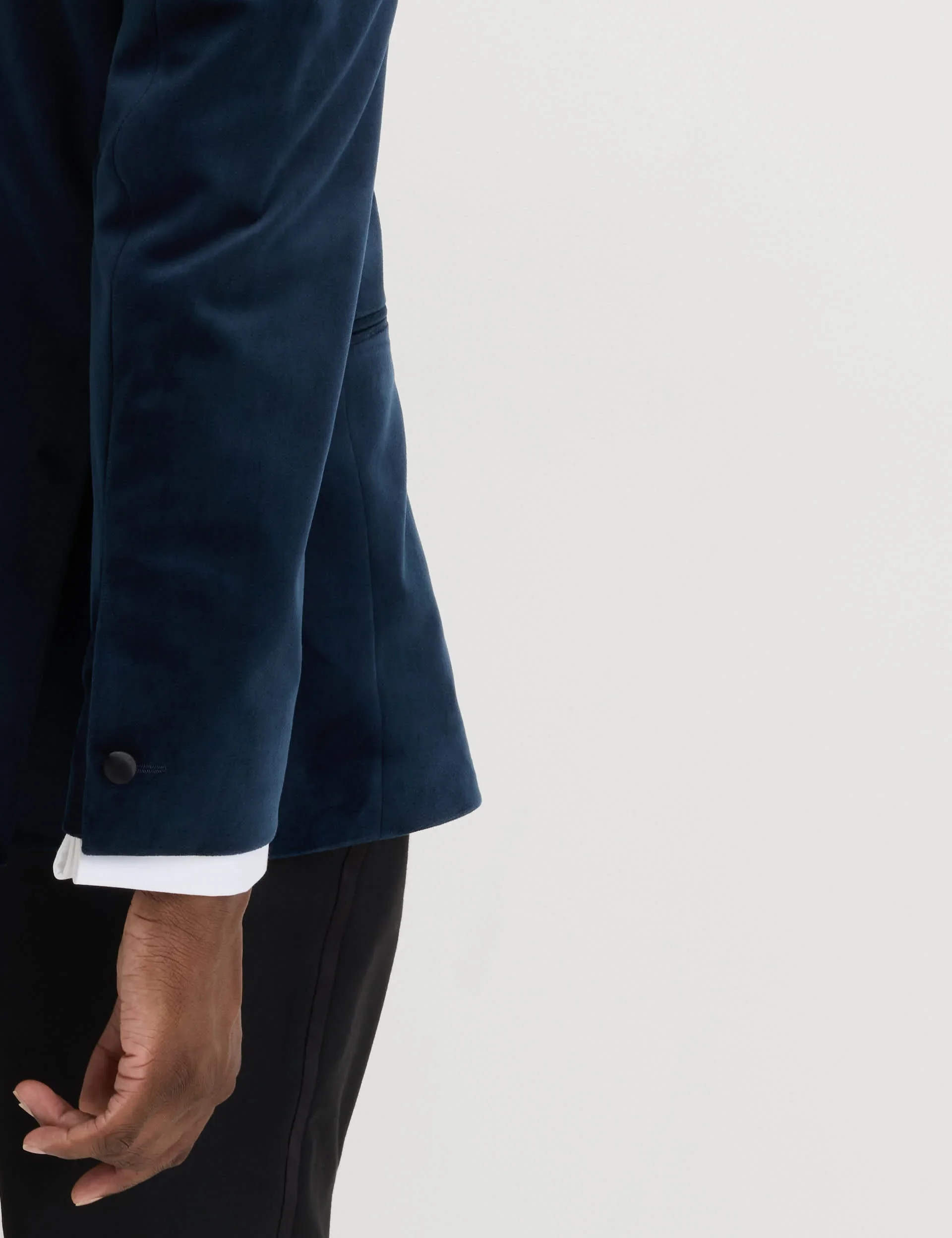 Tailored Fit Velvet Tuxedo Jacket thumbnail 3