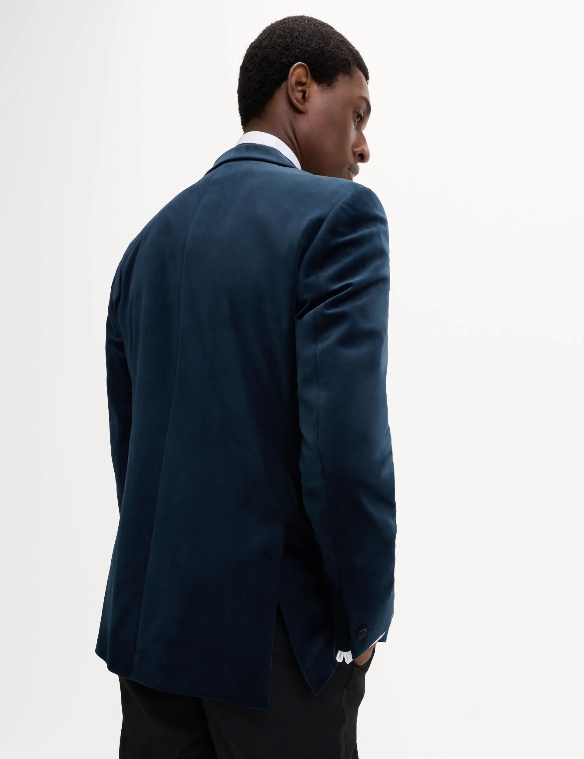 Tailored Fit Velvet Tuxedo Jacket thumbnail 6